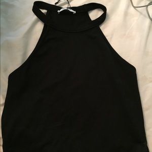High neck tank top